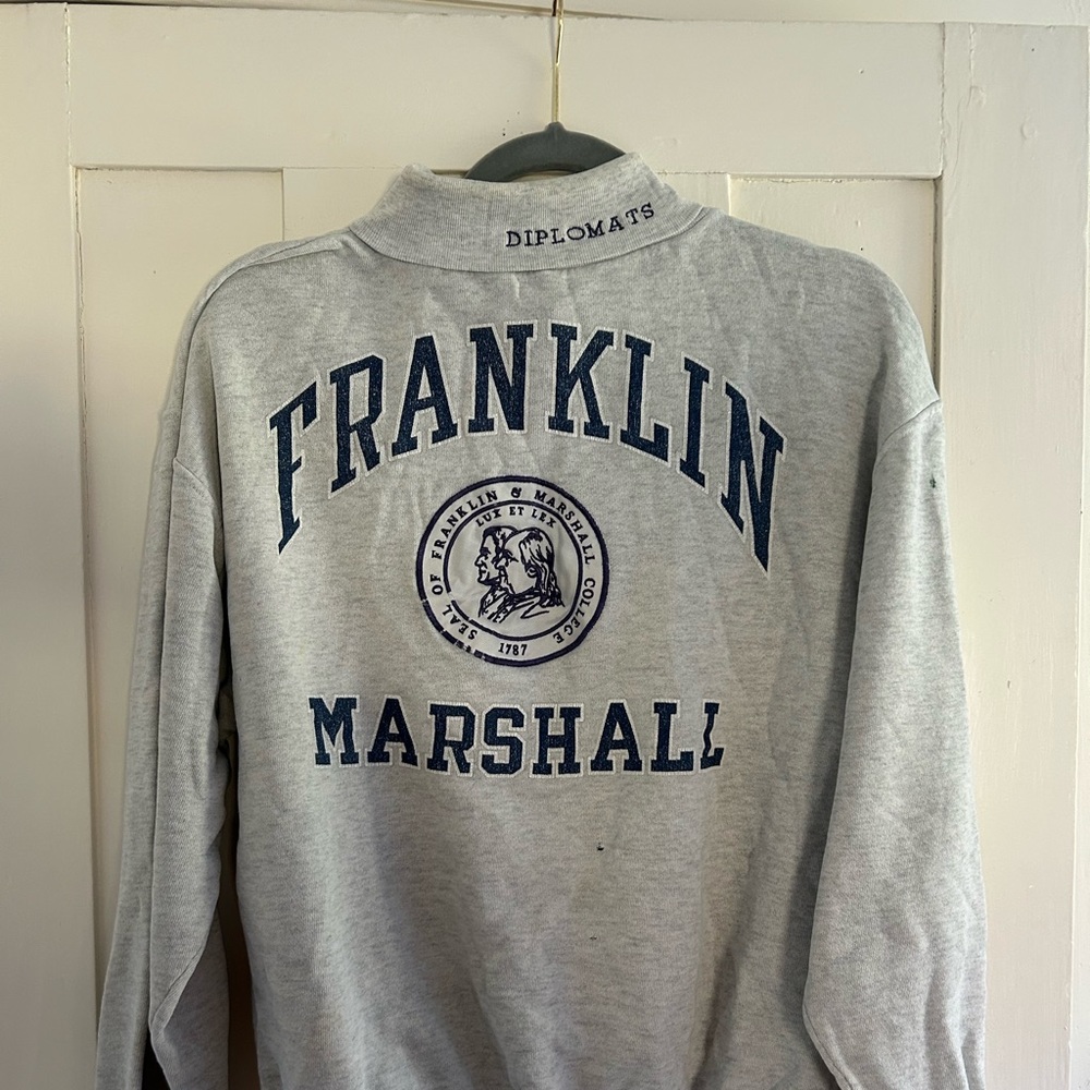 Vintage 80s Franklin & Marshall Turtleneck Sweatshirt
